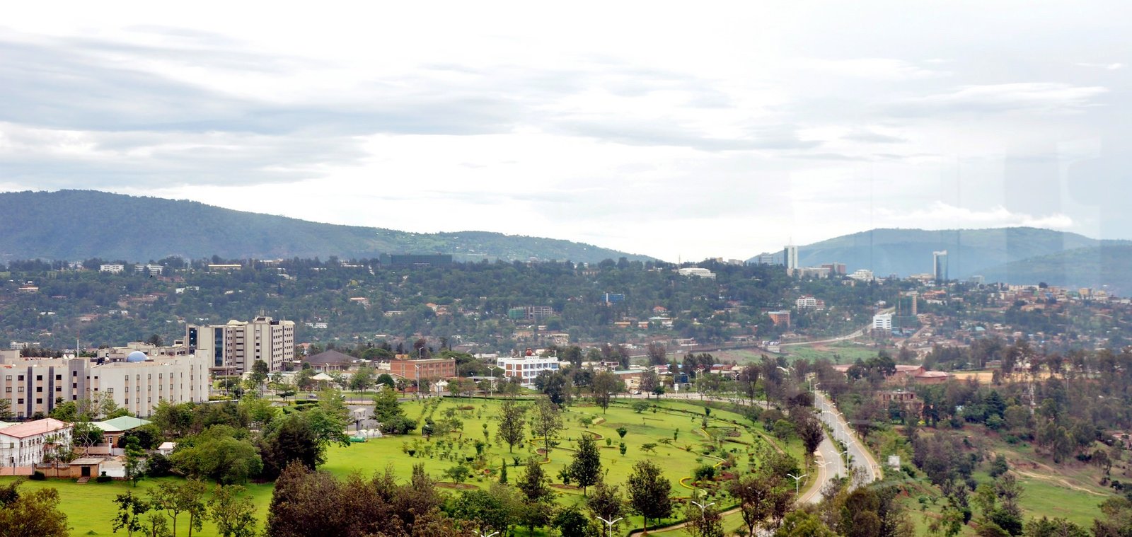 Illustrative Kigali skyline representing Rwanda's electric mobility infrastructure expansion
