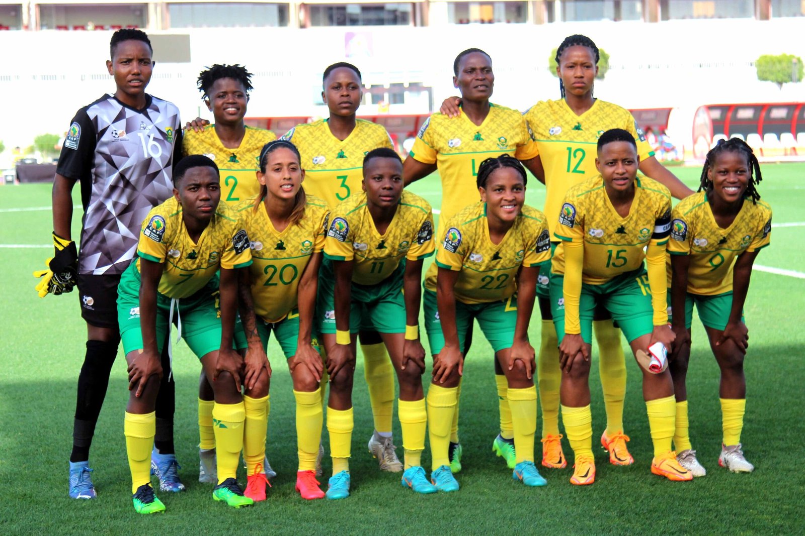 Illustrative archival photograph of South Africa's Banyana Banyana women's football team